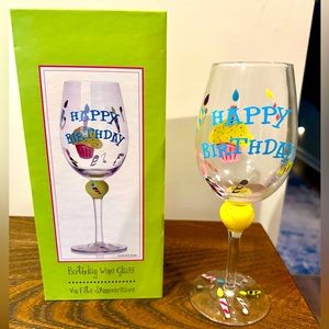 ‘Happy Birthday’ Wine Glass - 16 oz